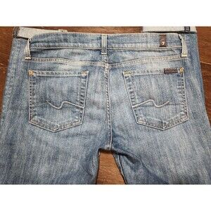 7 Seven For All Mankind Gwenevere Cropped Capri Jeans size 28